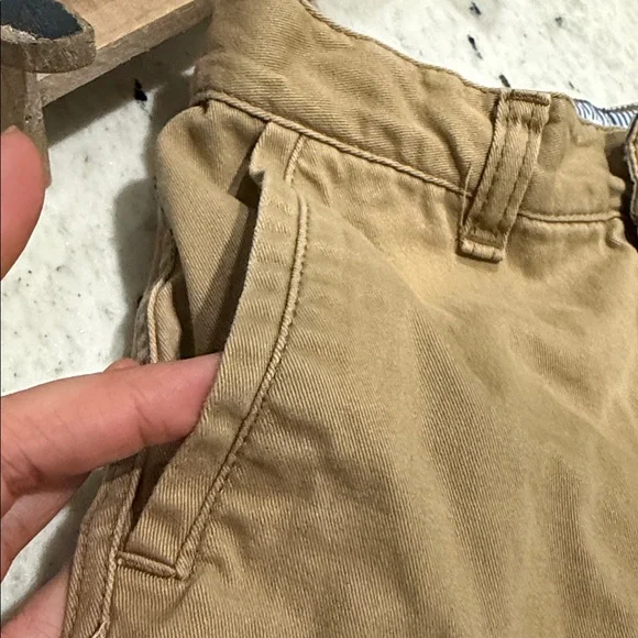 Cat & Jack Boys Khaki Flat Front Shorts (Bundle with other shorts for offers) - Picture 4 of 8